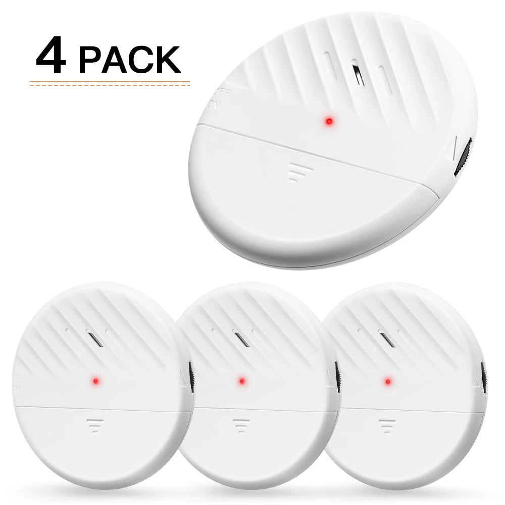 Elecpow Wireless Door Window Vibration Sensor Alarm 125dB Glass Break Anti-Theft Sensor Home Security Protection Alarm